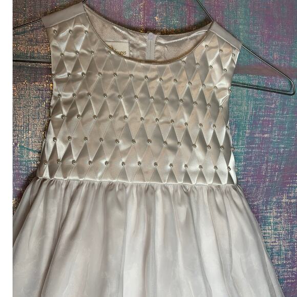 American Princess Dress Girls4T Special Occasion Tulle Flower Girl Wedding Party - Picture 2 of 10